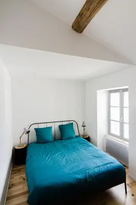 Un ou plusieurs lits dans un hébergement de l'établissement Gîte Ohlavache!