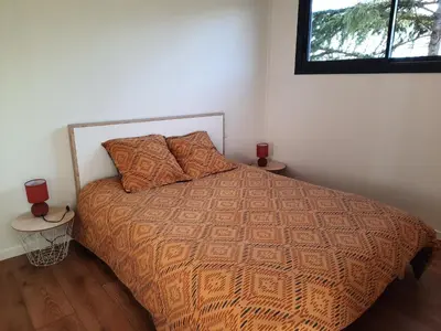 Un ou plusieurs lits dans un hébergement de l'établissement Le cottage castelmurois
