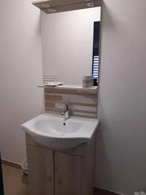Salle de bains dans l'établissement La Pépite de l'océan