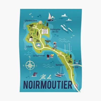 Plan de l'établissement Maison Bord de mer à Noirmoutier