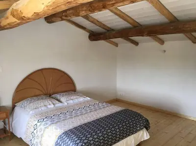 Un ou plusieurs lits dans un hébergement de l'établissement Maison au Vieil à NOIRMOUTIER