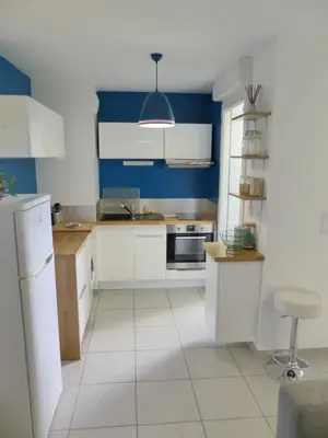 Cuisine ou kitchenette dans l'établissement Le Zambeze - Calme et spacieux - parking couvert