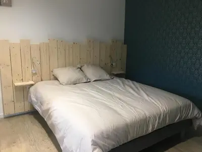 Un ou plusieurs lits dans un hébergement de l'établissement Au boitissandeau