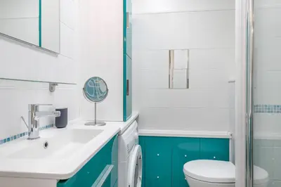 Salle de bains dans l'établissement Face Mer appartement pour 4 personnes