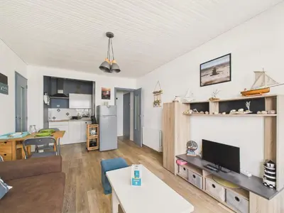 Cuisine ou kitchenette dans l'établissement Profiter de ce bel appartement à Saint Hilaire de Riez!