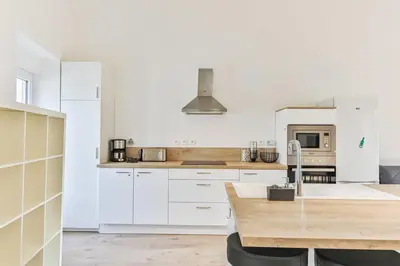 Cuisine ou kitchenette dans l'établissement Côté Plage - Vue mer - Terrasse