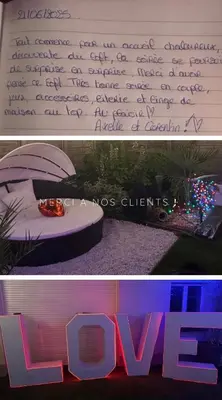 Plan de l'établissement Loft d'amour
