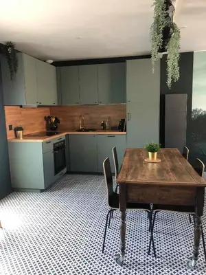 Cuisine ou kitchenette dans l'établissement La Sodilie proche centre ville au calme Parking public gratuit