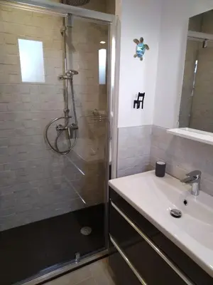 Salle de bains dans l'établissement Challans studio