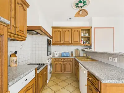 Cuisine ou kitchenette dans l'établissement Séjour à la campagne pour 6