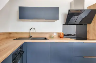 Cuisine ou kitchenette dans l'établissement Bel appartement - emplacement idéal