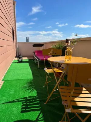 Balcon ou terrasse dans l'établissement Cocon à TRELAZE