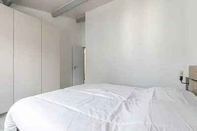 Un ou plusieurs lits dans un hébergement de l'établissement Appartement pour 4 - 450m Plage des Sables d'Or