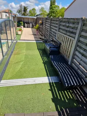 Jardin de l'établissement Mobil home chez l habitants