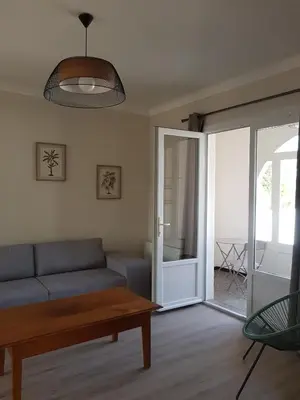 Coin salon dans l'établissement EOLE - Maison Saint Jean de Monts - 2 pièces - 4 personnes