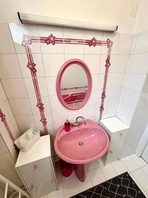 Salle de bains dans l'établissement JOLI APPARTEMENT avec BALCON au coeur de NANTES !