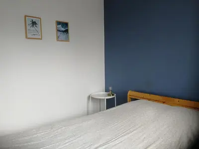 Un ou plusieurs lits dans un hébergement de l'établissement T2 lumineux - Segré hyper Centre - Wifi - Netflix
