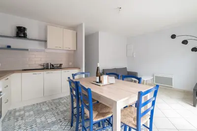 Cuisine ou kitchenette dans l'établissement Le Clémenceau - Centre-ville - Wifi