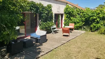 Jardin de l'établissement Pornic - maison familiale 8p - plage & port à pied