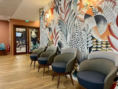 Coin salon dans l'établissement Domitys La Rose des Vents