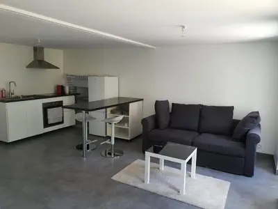 Cuisine ou kitchenette dans l'établissement La Maison du Main Coon