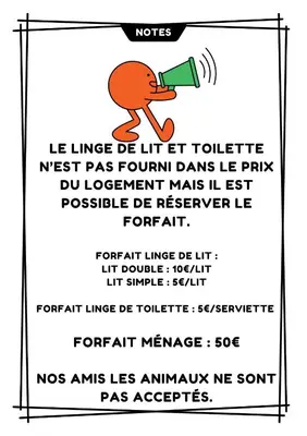 Plan de l'établissement Le Hangar - Campagne - 5km du Parc