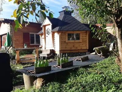 Jardin de l'établissement 1 Bed Cabin - Sleeps 4 - Pets - Lake - Wifi