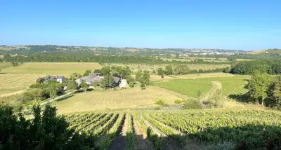 Paysage naturel près de la villa