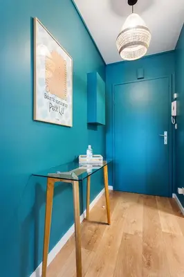 Plan de l'établissement Joli studio - Parking Privé - WIFI Très Haut Débit - Au calme