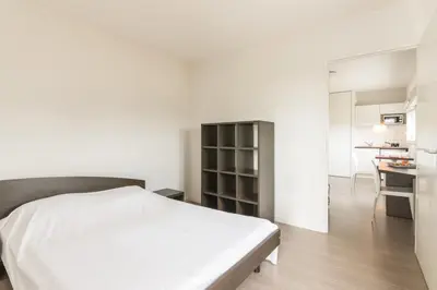 Cuisine ou kitchenette dans l'établissement City Résidence Nantes La Chantrerie