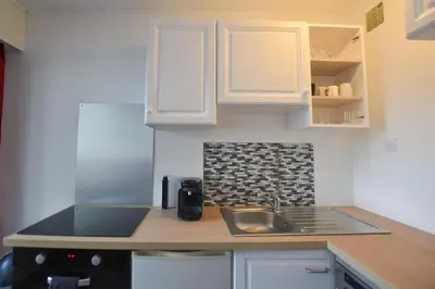 Cuisine ou kitchenette dans l'établissement Le P'tit bec ✹ Plage ✹