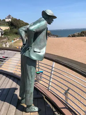 Vue générale sur la mer ou vue sur la mer prise depuis l'appartement