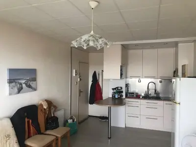 Cuisine ou kitchenette dans l'établissement Vue sur mer proche de st jean de monts
