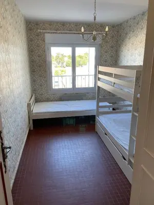 Un ou plusieurs lits dans un hébergement de l'établissement ST JEAN DE MONTS - VUE MER - 2 Chambres