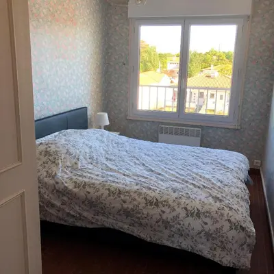 Un ou plusieurs lits dans un hébergement de l'établissement ST JEAN DE MONTS - VUE MER - 2 Chambres
