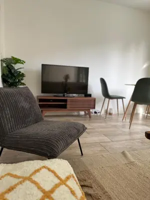 Télévision ou salle de divertissement dans l'établissement Beau T3 60m2 très cosy proche du centre ville