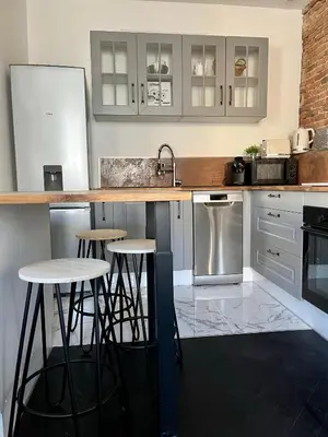Cuisine ou kitchenette dans l'établissement Superbe appartement - Cholet Centre