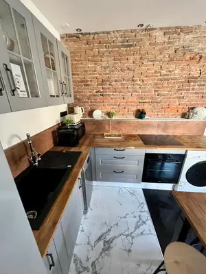 Cuisine ou kitchenette dans l'établissement Superbe appartement - Cholet Centre