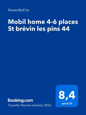 Certificat, récompense, panneau ou autre document affiché dans l'établissement Mobil home 2 chambres à St brėvin les pins 44