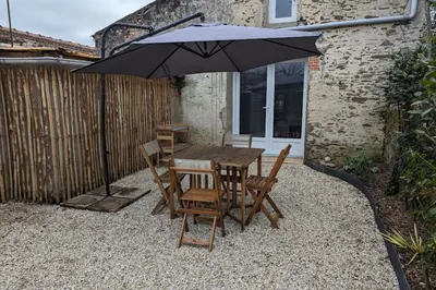 Terrasse ou espace extérieur de l'établissement La Roche Bleue - 100m plage - Parking