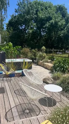 Jardin de l'établissement Gîtes de charme 