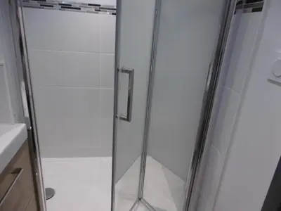 Salle de bains dans l'établissement chez LOLO