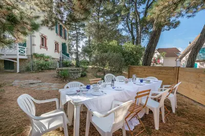 Jardin de l'établissement Villa familiale à 300m de la plage de L’Océan