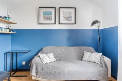 Coin salon dans l'établissement Nouveau ! Ptit Lu - Appartement proche Loire