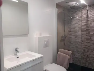 Salle de bains dans l'établissement Angers, La Belle De Maine