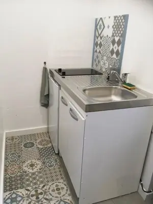 Cuisine ou kitchenette dans l'établissement Angers, La Belle De Maine