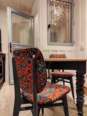 Coin salon dans l'établissement GITE DE LA JANIERE