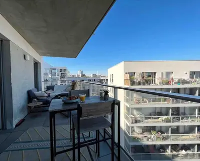Balcon ou terrasse dans l'établissement L'Imperti'Nantes