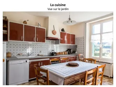 Cuisine ou kitchenette dans l'établissement Maison de famille Benaiteau à 10' du Puy du Fou