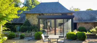 Jardin de l'établissement Domaine de Vaufleury - La Maison de l'Escuiller